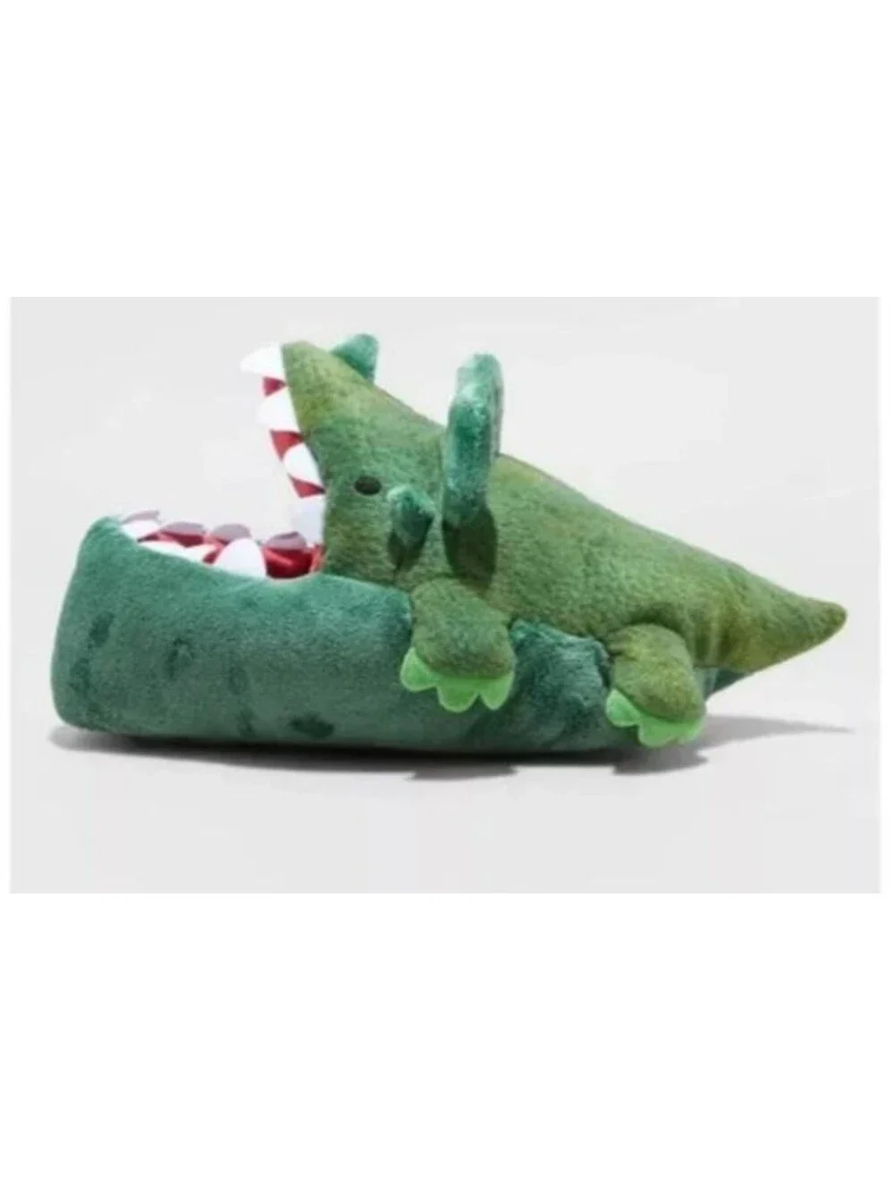 NEW Cat & Jack Dinosaur Ankle Bite Slippers